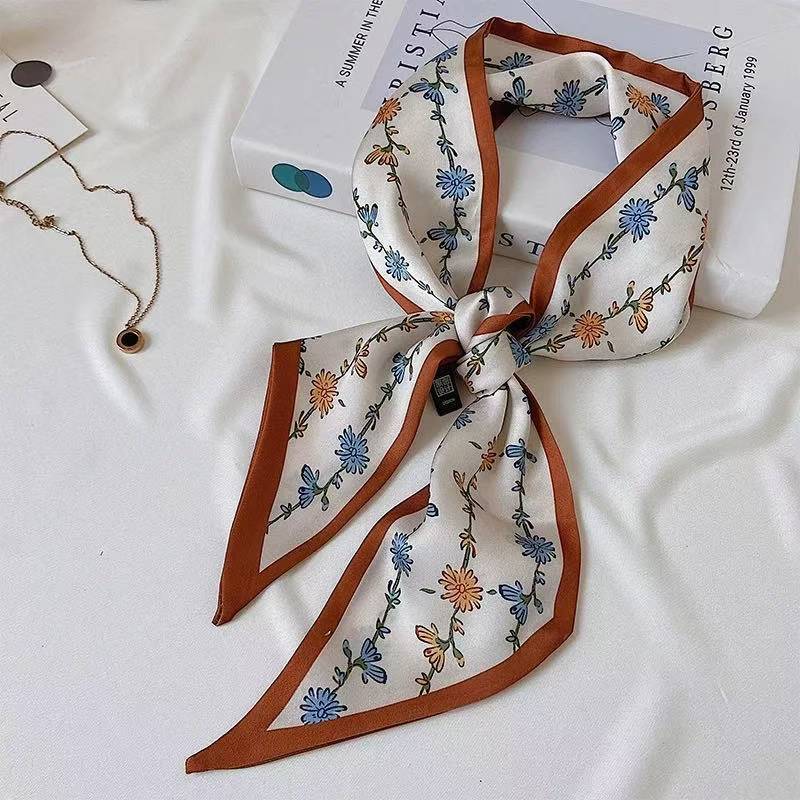 Selendang Sutra Motif Bunga Vi - Ethnic Fashion Design ulasan dan harga
