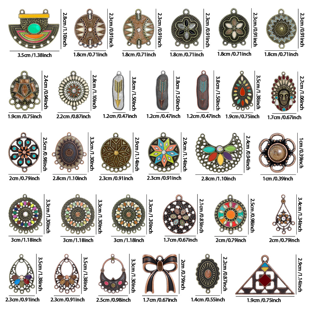 10 buah/pak, liontin dan konek - Ethnic Modern Fashion ulasan dan harga