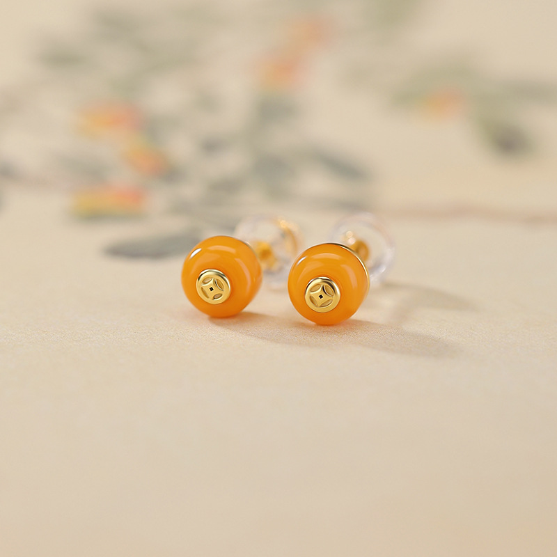 Anting Kecil Bulat Koin Perak  - Ethnic Fashion Co In ulasan dan harga